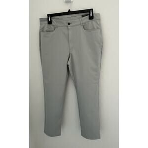 NWT Callaway Men’s Beige Sorona Stretch 5-Pocket Pant Opti-Dri Zip/Button‎ 36/30